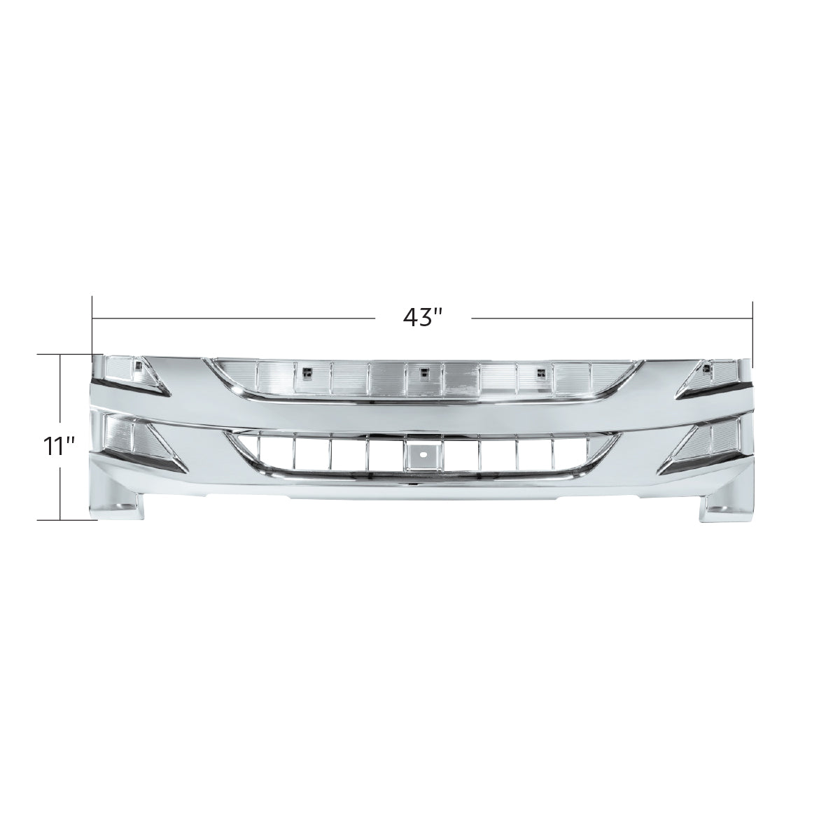 Chrome Grille For 2013-2024 Isuzu NPR (ELF 200/300)