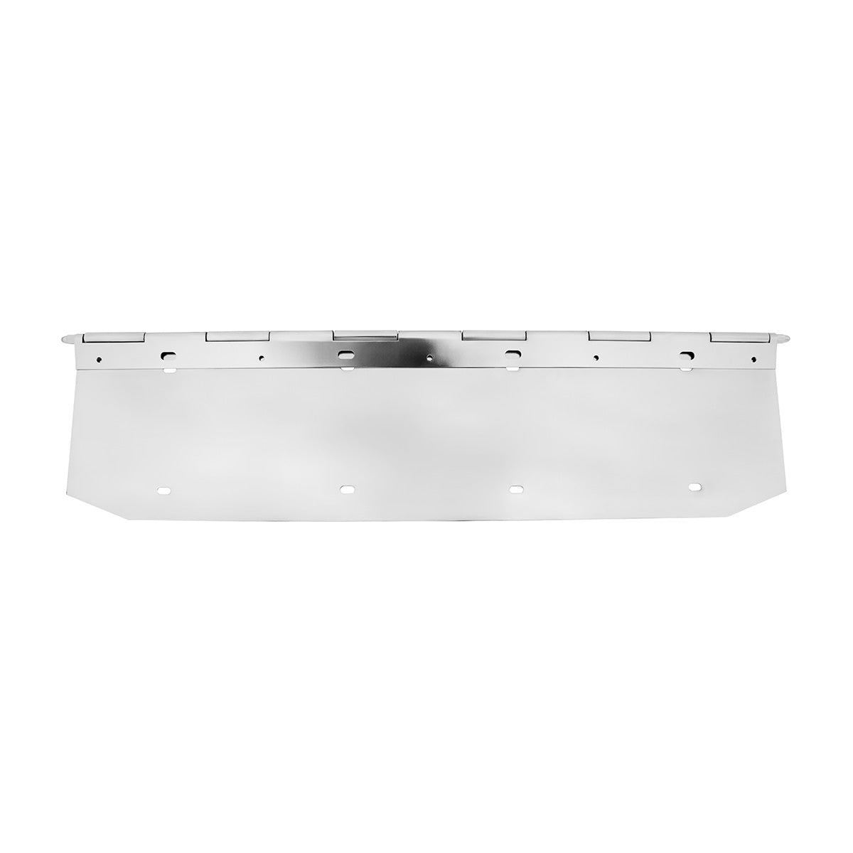 Chrome 2 License Plate Angled Holder With Hinge