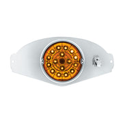304 SS Above Door Dome Light Kit W/ 17 LED Double Fury Watermelon For 2008-2017 FL Cascadia-Amber & Blue LED