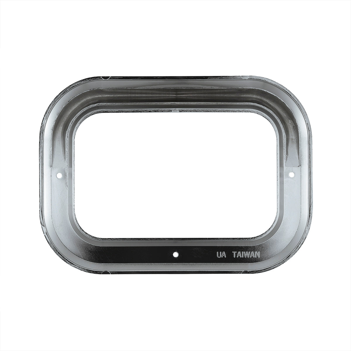 Rectangular Light Bezel With Visor