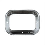 Rectangular Light Bezel With Visor