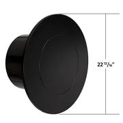 Flat Aero Rear Axle Cover Kit - Matte Black