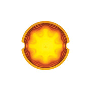 9 LED Dual Function GloLight Watermelon Cab/Auxiliary Light - Amber LED / Amber Lens (Bulk)