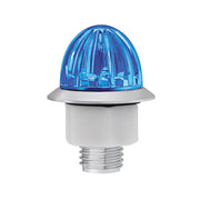 4 LED 1-1/8" Watermelon Double Fury Light With Clear Lens (Clearance/Marker) - Red & Blue LED