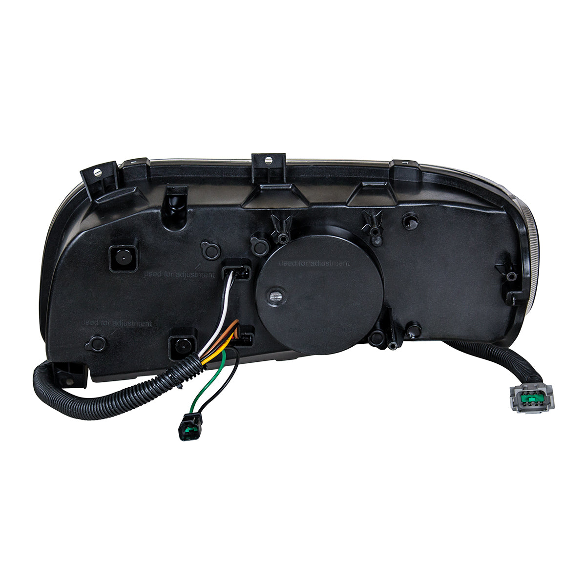 High Power LED "Blackout" Headlight With 16 LED Turn & 57 LED Bar For 2008-2024 Peterbilt 389- Passenger