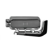 High Power LED Chrome Projection Headlight Assembly With Mounting Arm & Turn Signal - Driver