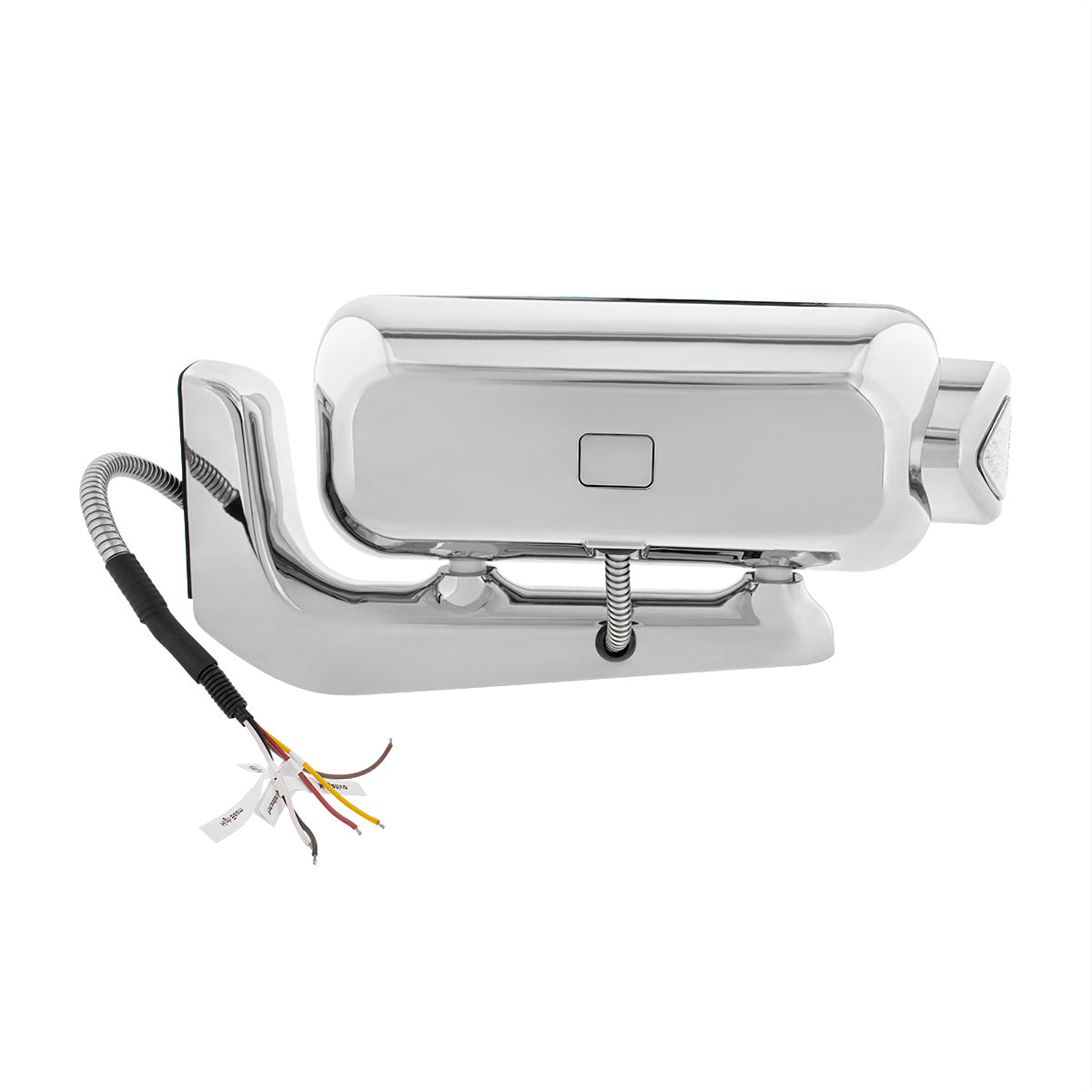 10 High Power LED "Blackout" Projection Headlight Assembly W/Mounting Arm & Turn Signal Side Pod - Passenger Side