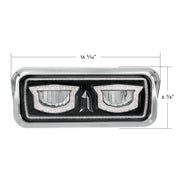 High Power Blackout LED Headlight With Turn Signal And Position Light-Driver