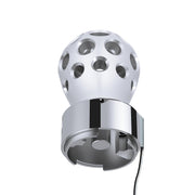 Thread-On Annodized Phoenix Style Ball Gearshift Knob With LED 9/10 Speed Adapter-Amber LED