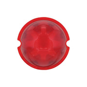 9 LED Dual Function GloLight Watermelon Cab/Auxiliary Light - Red LED/Red Lens