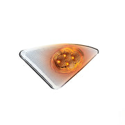Double Fury 4 LED Fender Signal Light For 2008-2017 Kenworth T660-Amber & Red LED, Driver