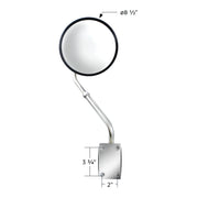 Stainless Steel Hood Mount Mirror