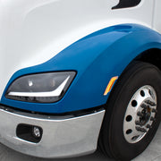 12 Amber LED Fender Turn Signal Light For Peterbilt 579 (2012-2021) & 587 (2012-2018)- Passenger, Clear Lens