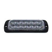 12 High Power LED Super Thin Warning Light - Amber LED & White LED (Bulk)