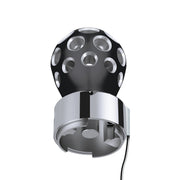 Thread-On Matte Black Phoenix Style Ball Gearshift Knob With LED 9/10 Speed Adapter-Green LED