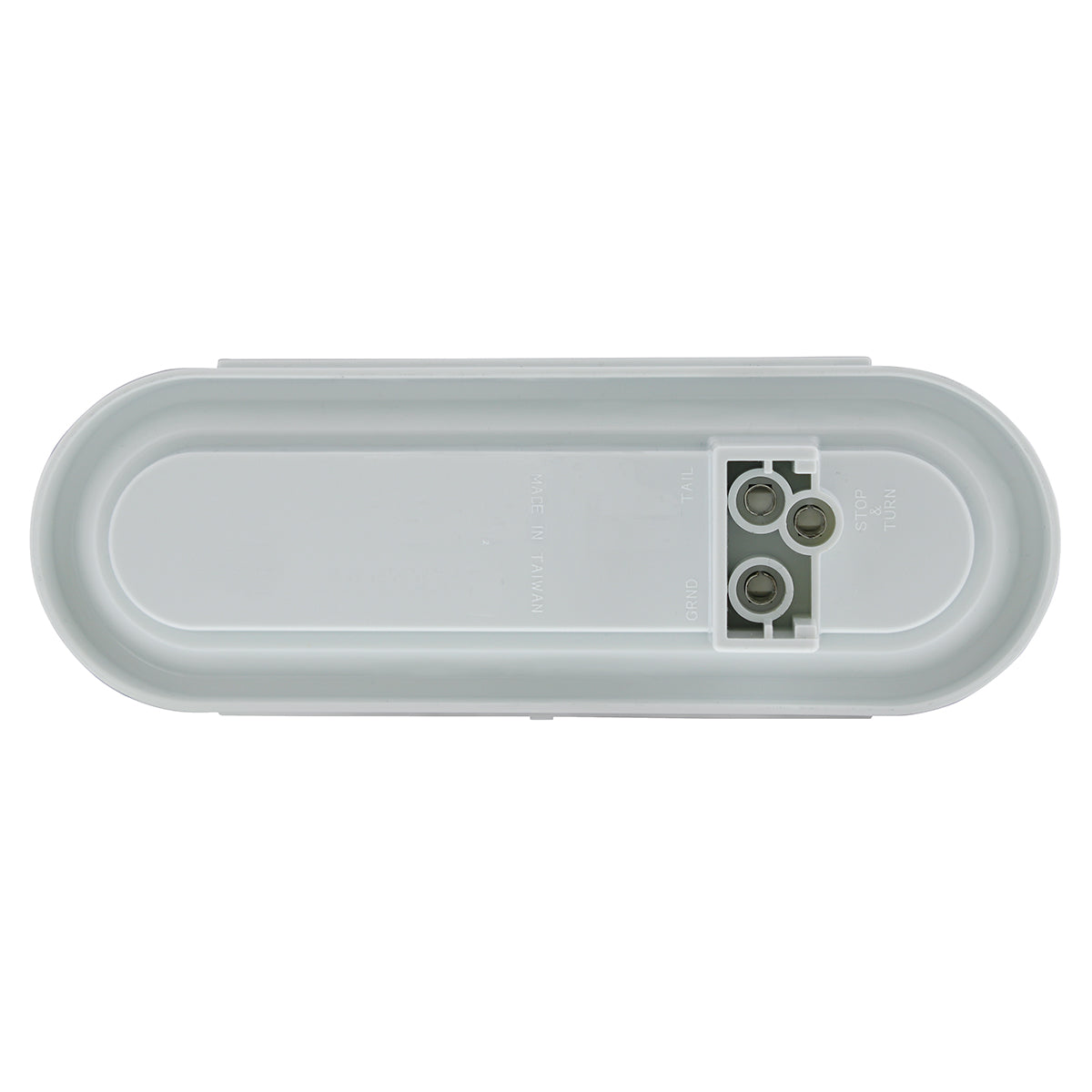 22 LED 6" Oval Clear Lens With Halo Insert GloLight Light - Amber LEDs/Amber Insert (Bulk)