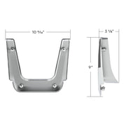 Chrome Plastic Fuel Tank Fairing Trim For 2018-2025 Freightliner Cascadia