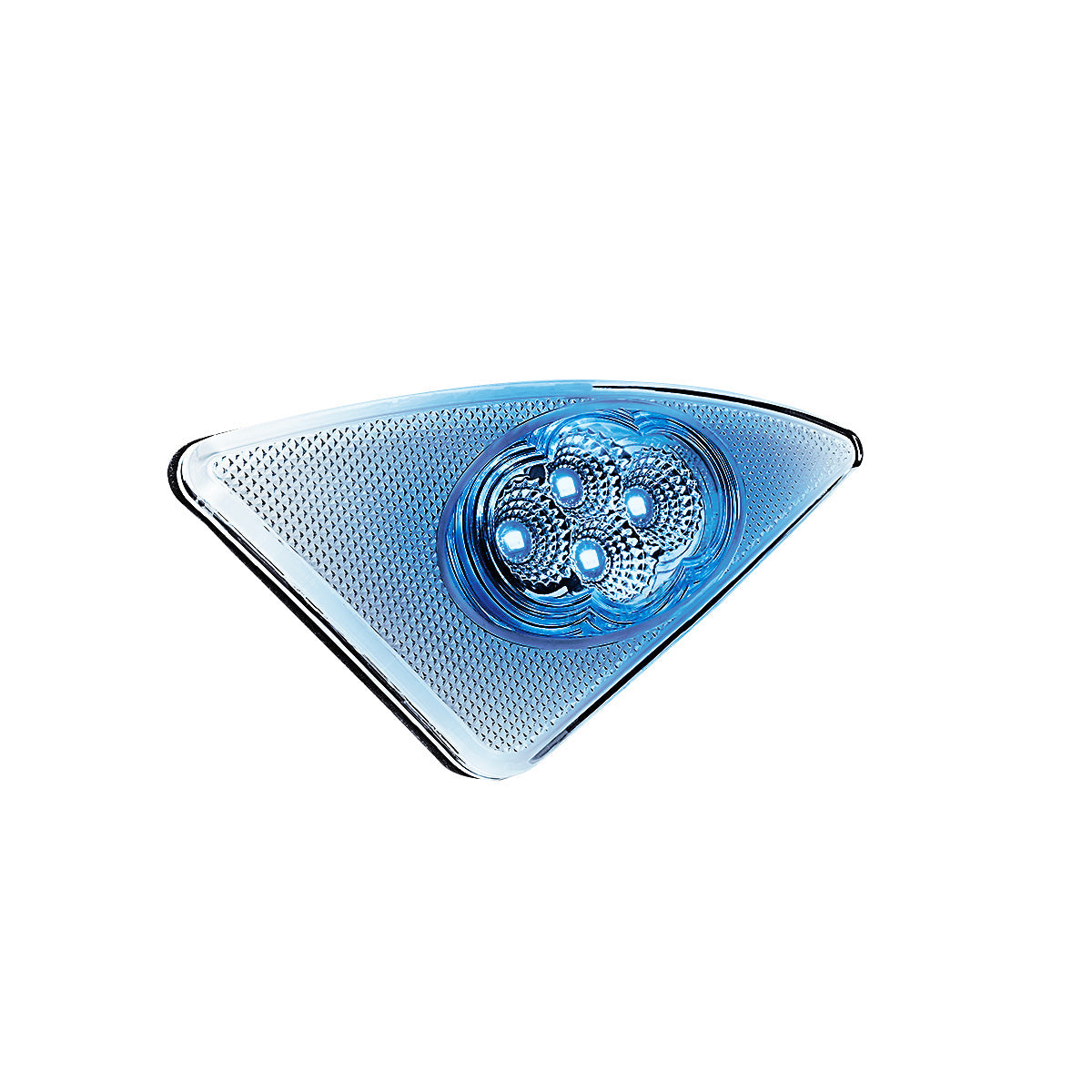Double Fury 4 LED Fender Signal Light For 2008-2017 Kenworth T660-Amber & Blue LED, Driver