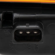 35 LED Sequential Turn Signal Light For 2018-2025 Freightliner Cascadia - Passenger - Amber LED/Amber Lens