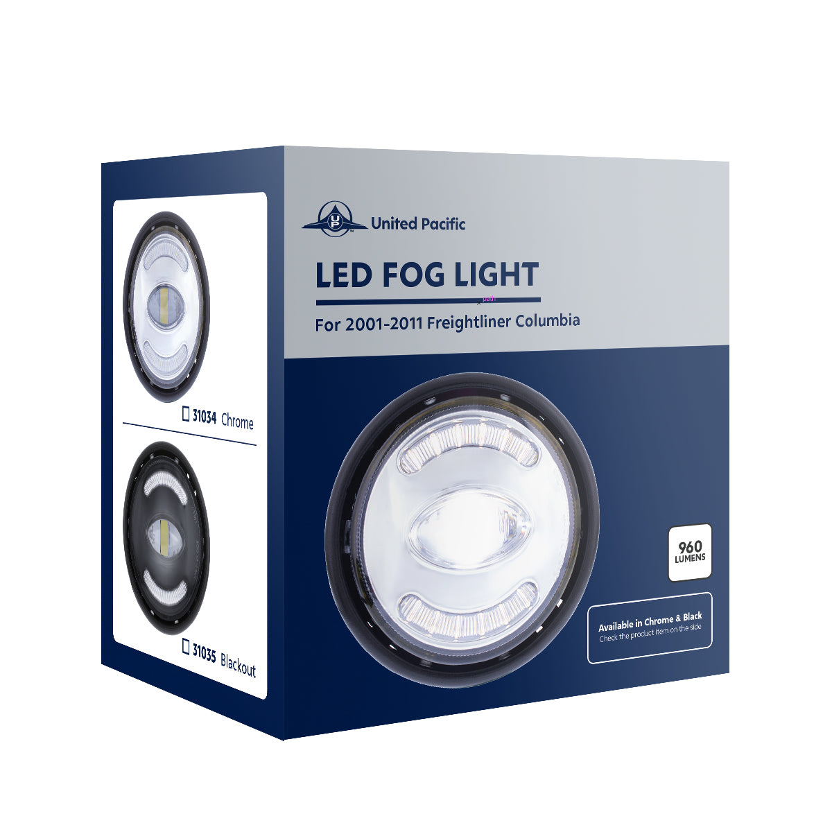 Blackout Fog Light For 2001-2011 Freightliner Columbia