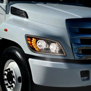 High Power 10 LED Blackout Headlight For 2005-2021 Hino 238/258/268/338-Passenger