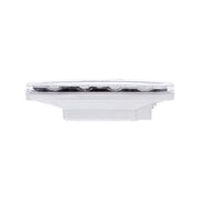 13 LED 6" Oval Double Fury Light (Stop, Turn & Tail) With Warning Light - Red & Amber LED/Clear Lens