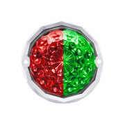 Double Fury 19 LED Dual Function Crystal Watermelon Light Kit With Bezel-Red & Green LED/Clear Lens