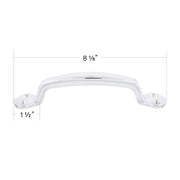 Chrome Die Cast Grab Handle Kit With Mounting Hardware