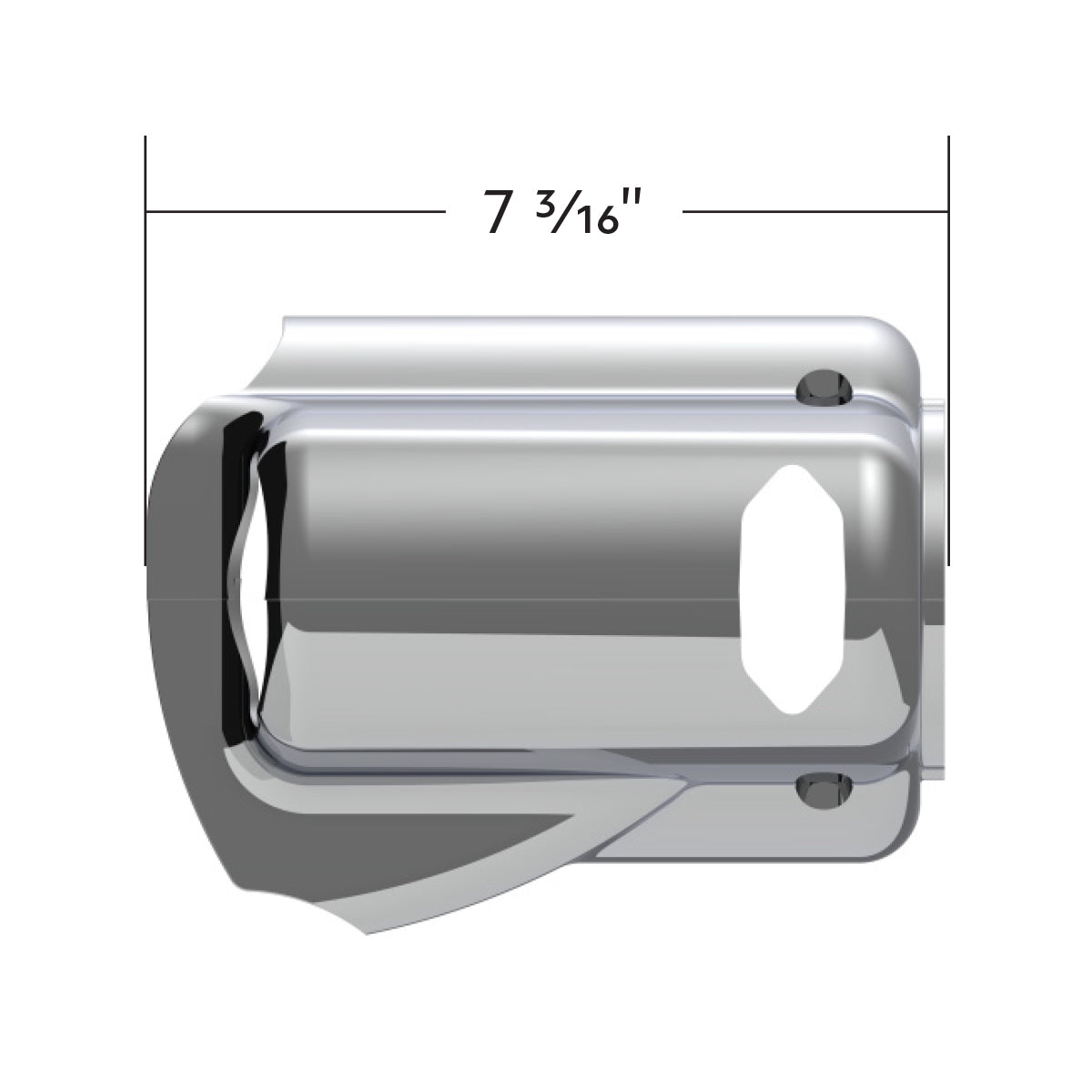 Chrome Plastic Upper Steering Column Cover For Peterbilt 379/378 (1998-2005), 335 (2005-2010), 330 (2000-2010)
