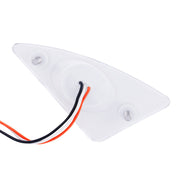 9 LED Competition Series Fender Light For 2007-2017 Kenworth T660 (Driver) -Amber LED/Clear Lens