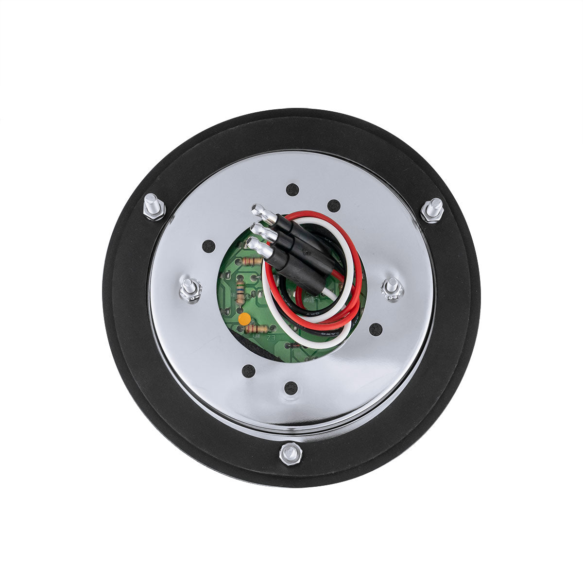 17 LED Dual Function Watermelon Light Sleeper Bunk Kit With 304 Stainless Steel Bezel-Amber LED/Amber Lens