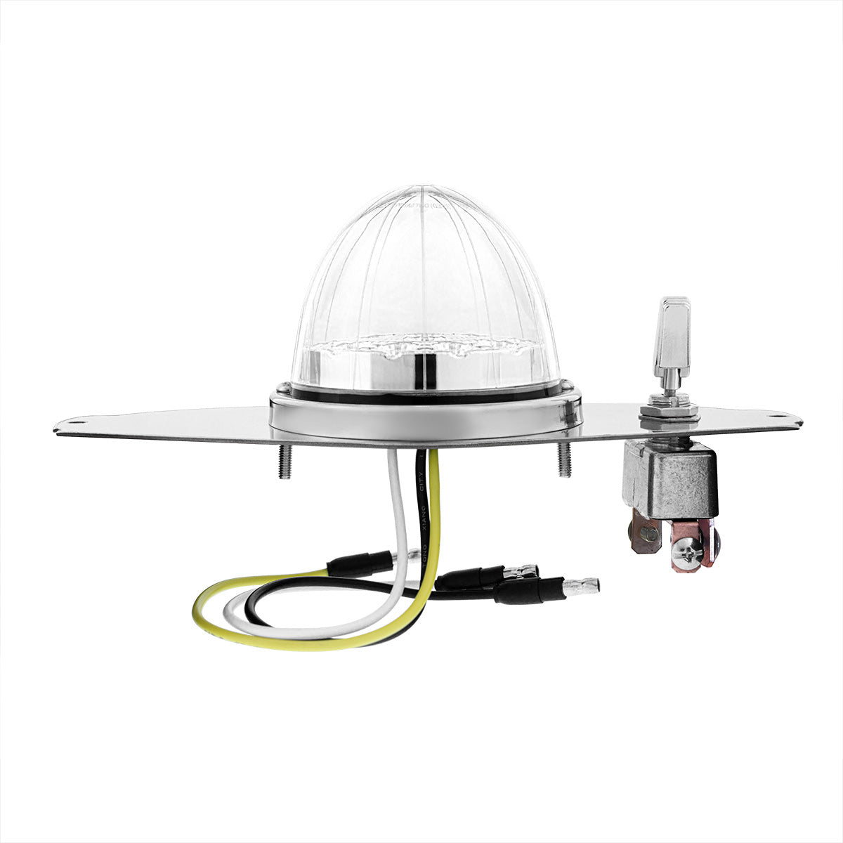 304 SS Above Door Dome Light Kit W/ 17 LED Double Fury Watermelon For 2008-2017 FL Cascadia-Amber & Red LED