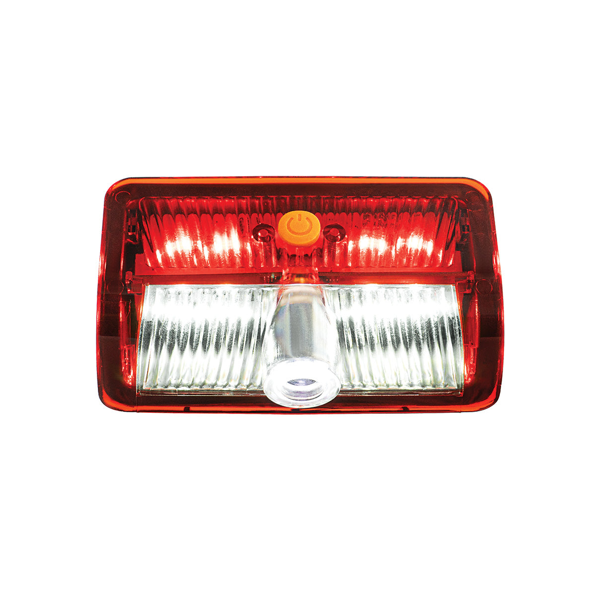 9 LED Interior Door Light With American Flag Courtesy Projector Light For 2006+ Kenworth & Peterbilt Trucks
