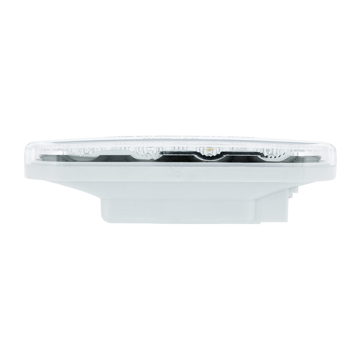 13 LED 6" Oval Double Fury Light (Turn Signal)-Amber & Green LED/Clear Lens