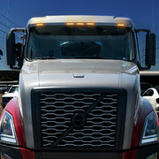 6 Amber LED Exterior Visor Light For 1996-2024 Volvo VNL - Clear Lens