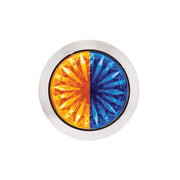 Double Fury 4 LED Dual Function 1-1/8" Watermelon Light-Amber & Blue LED
