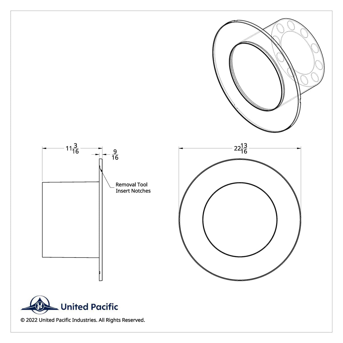 Flat Aero Rear Axle Cover Kit - Matte Black