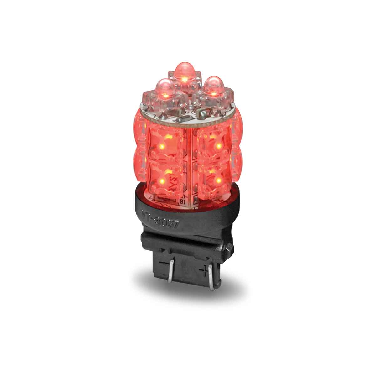 Red Push In Replacement LED Bulb - 1 Function