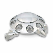 Chrome ABS Plastic Front Axle Cover Kit with Removable Center Cap & 1 1/2" Push-On Nut Covers