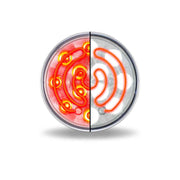 HEATED 4" DUAL LED ROUND STOP, TURN & TAIL LIGHT AND WHITE BACK UP