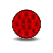 4" ROUND LED STOP, TURN & TAIL LIGHT (RED LENS) 12 DIODES
