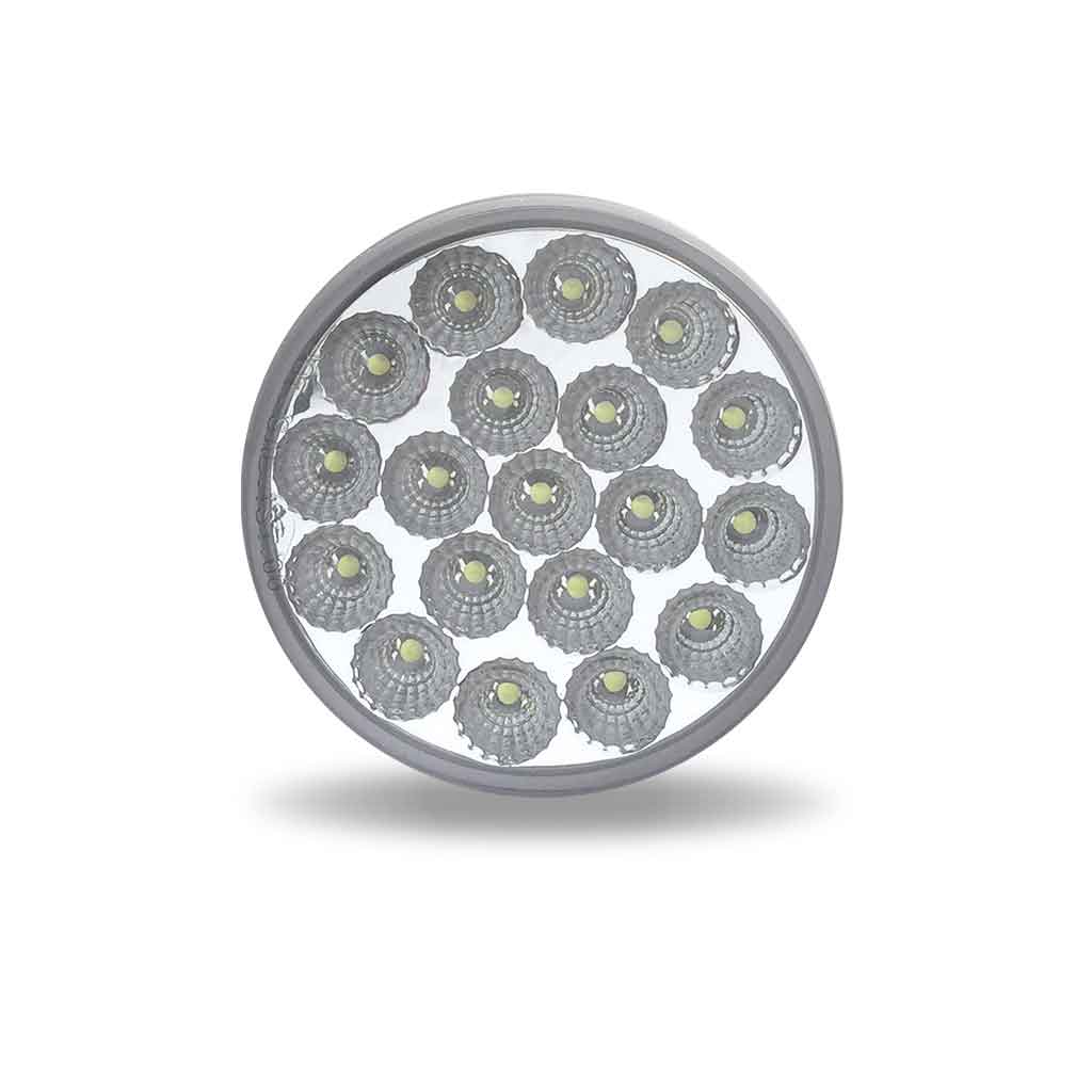 4" Clear Red Standard LED Stop, Turn & Tail Light