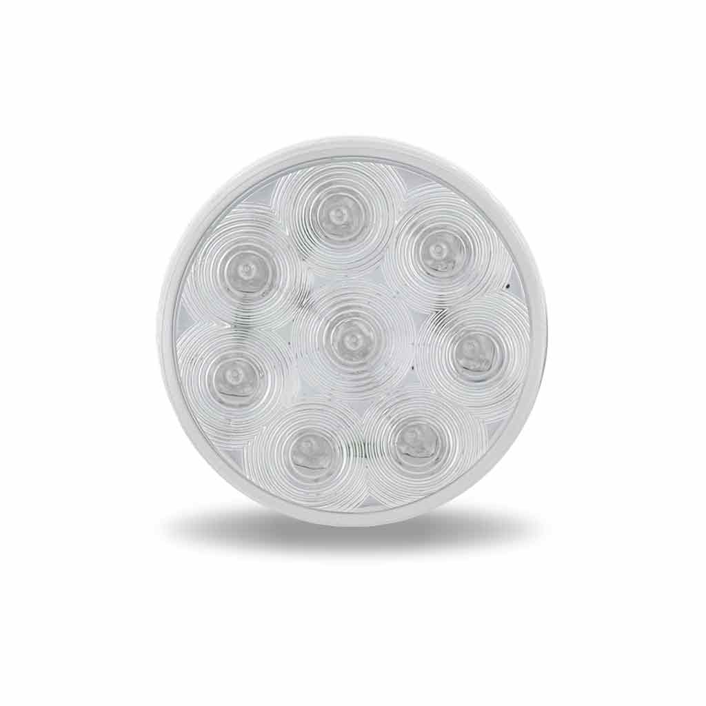 4" Clear Red Stop, Turn & Tail LED Fleet Light