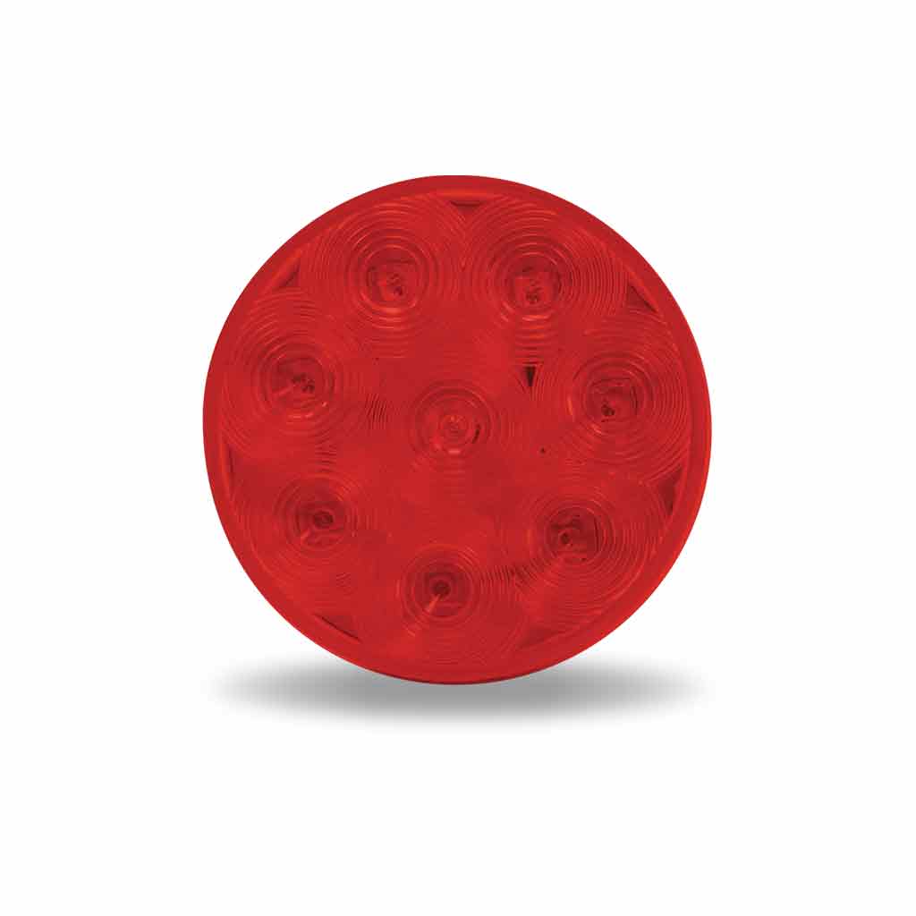 4" Red Stop, Turn & Tail LED Fleet Light with Lock Connector