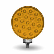 Amber / Red Turn Signal & Marker Round Double Face LED Fender Light