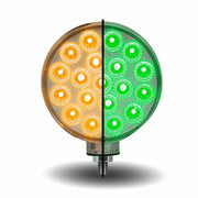 Amber / Red Turn Signal & Marker to Green Auxiliary LED Double Face Fender Light