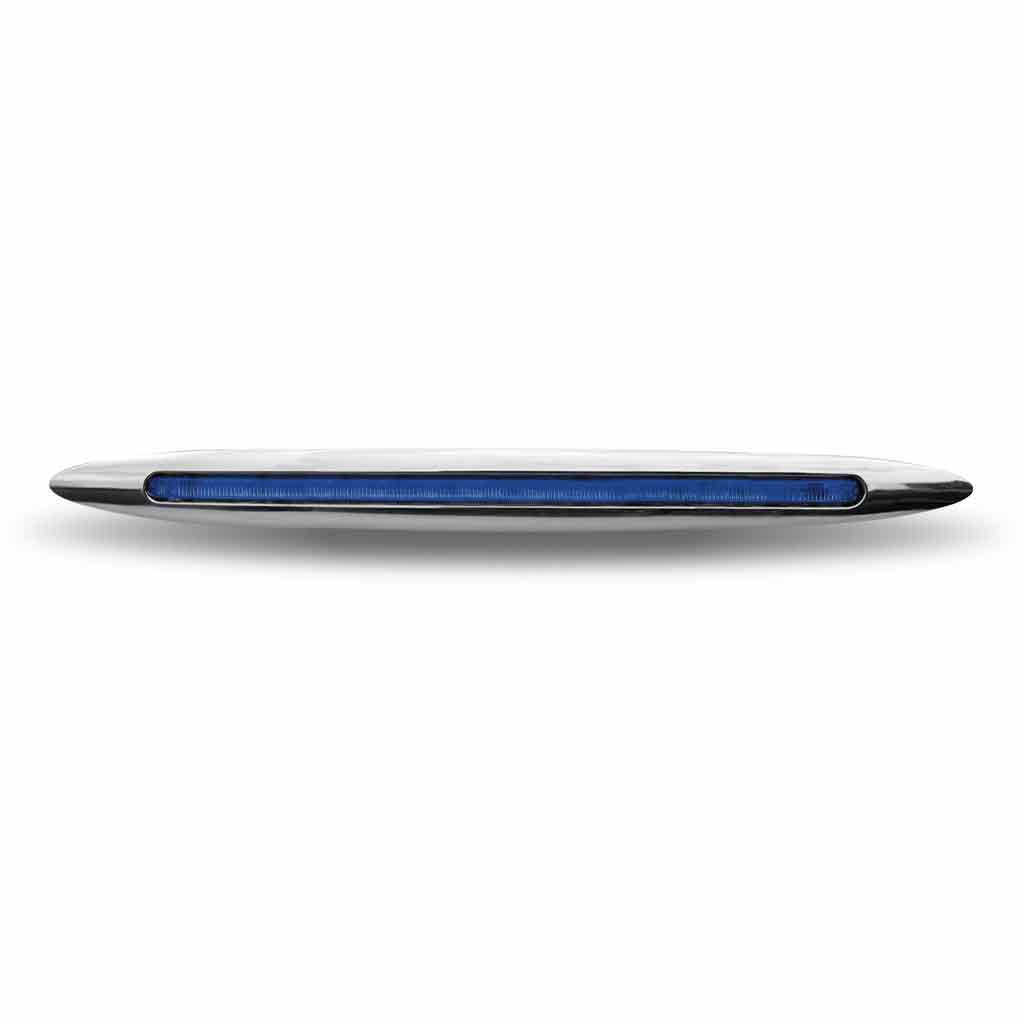 1" x 17" Slim Flatline Blue LED Marker Light