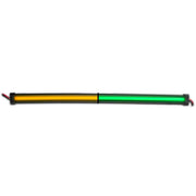 12" Glow Series Dual Strip Light - Center Shine - Amber/Green