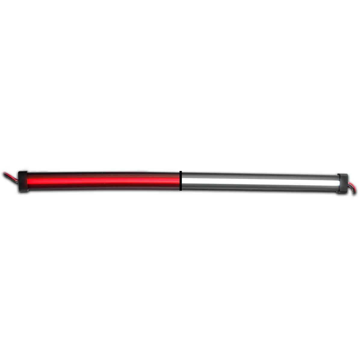 12" Glow Series Dual Strip Light - Center Shine - Red/White