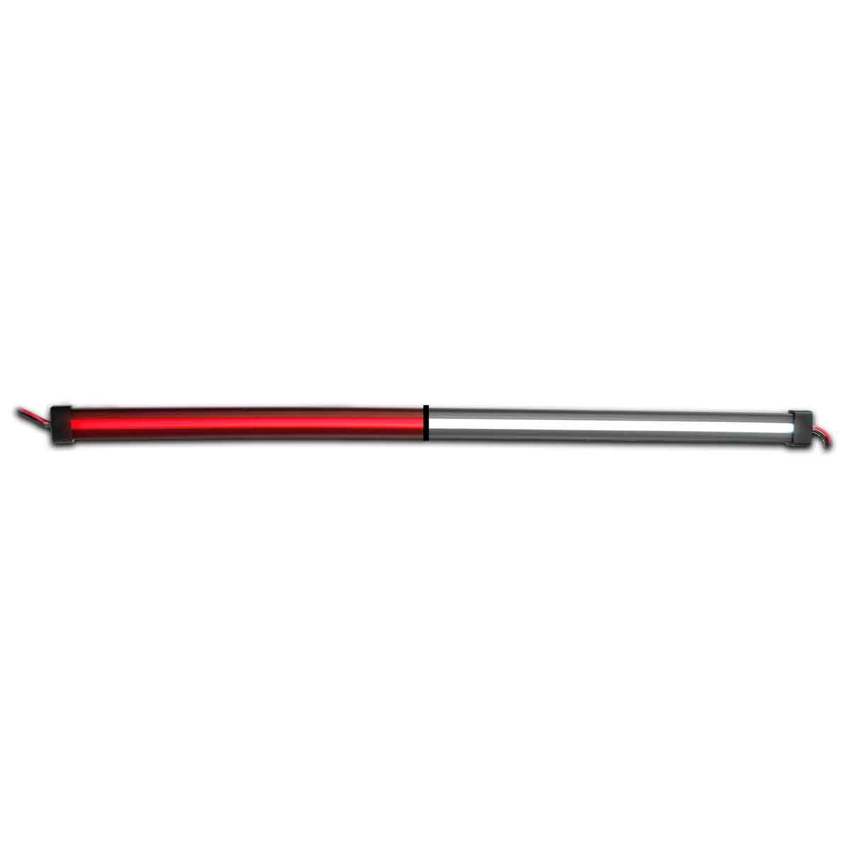 24" Glow Series Dual Strip Light - Center Shine - Red/White